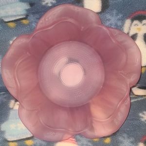 Pink Flower Candle Holder